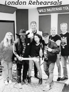 Dee Rock - Wild Mustang Tour London Rehearsals